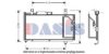 AKS DASIS 322012N Condenser, air conditioning